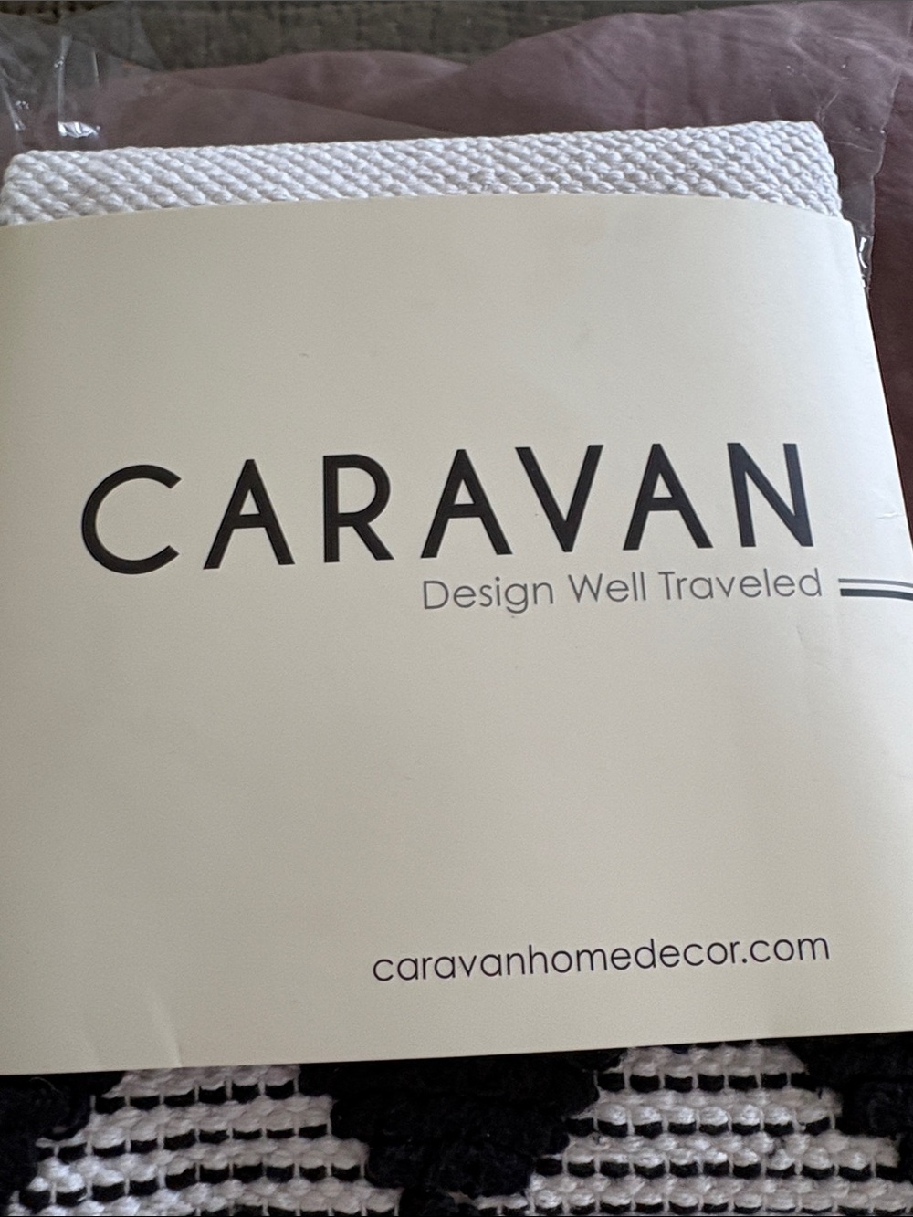 CARAVAN White Textured Rug